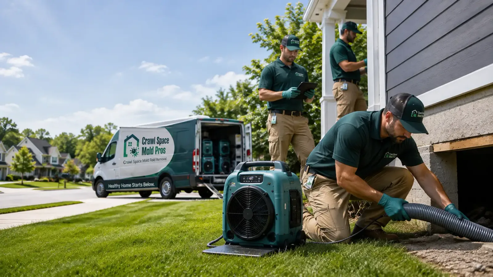 Crawl Space Mold Removal in Antwerp, OH